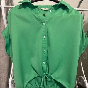 Entro Kelly Green Top - Medium
